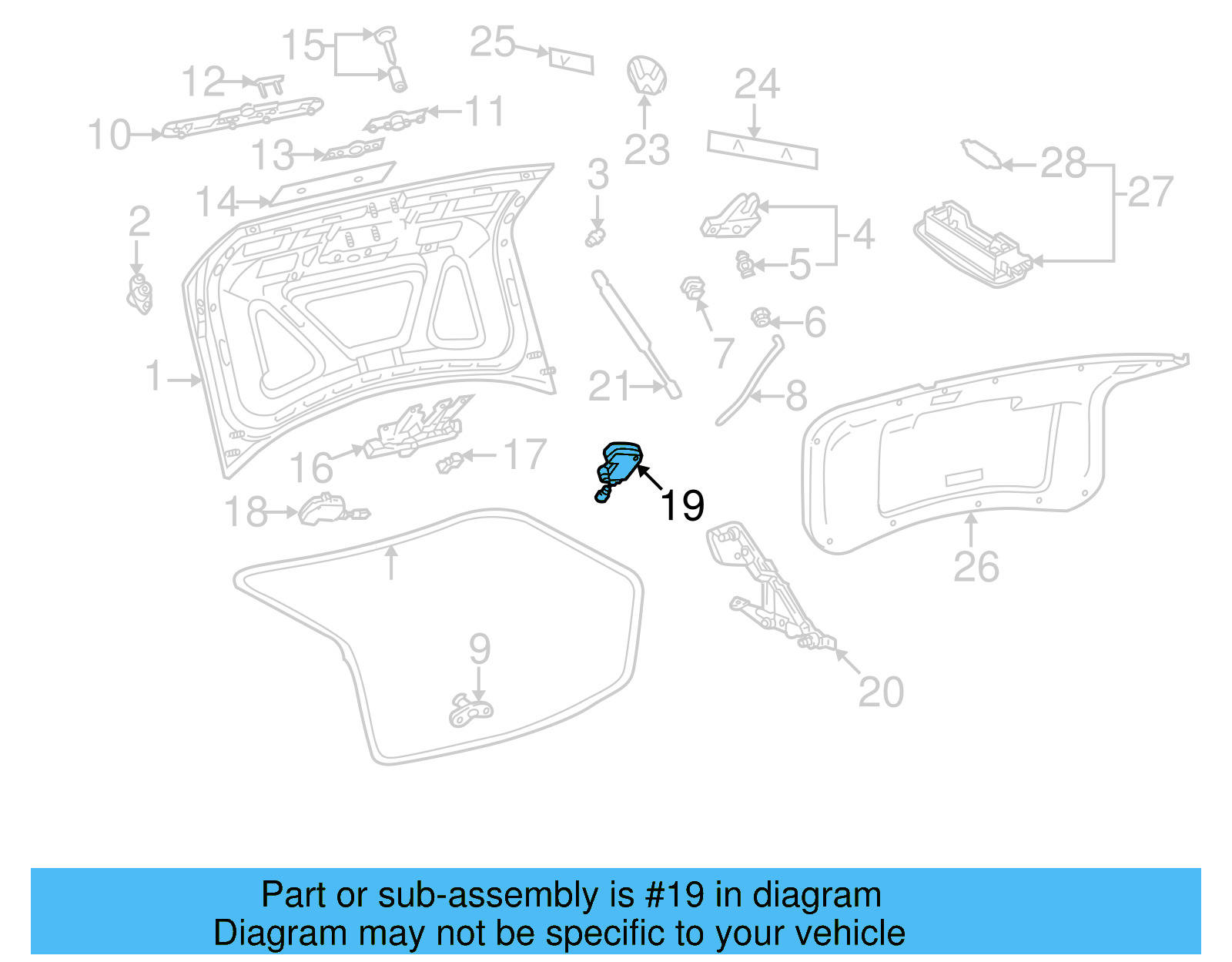 Adjust Motor 3B0-959-781-A - View 27