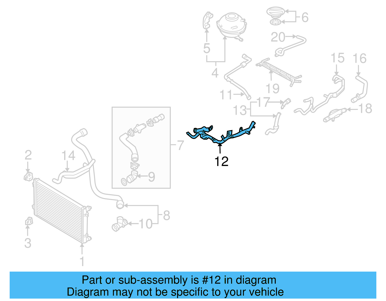 Water Pipe 038-121-065-BG - View 15