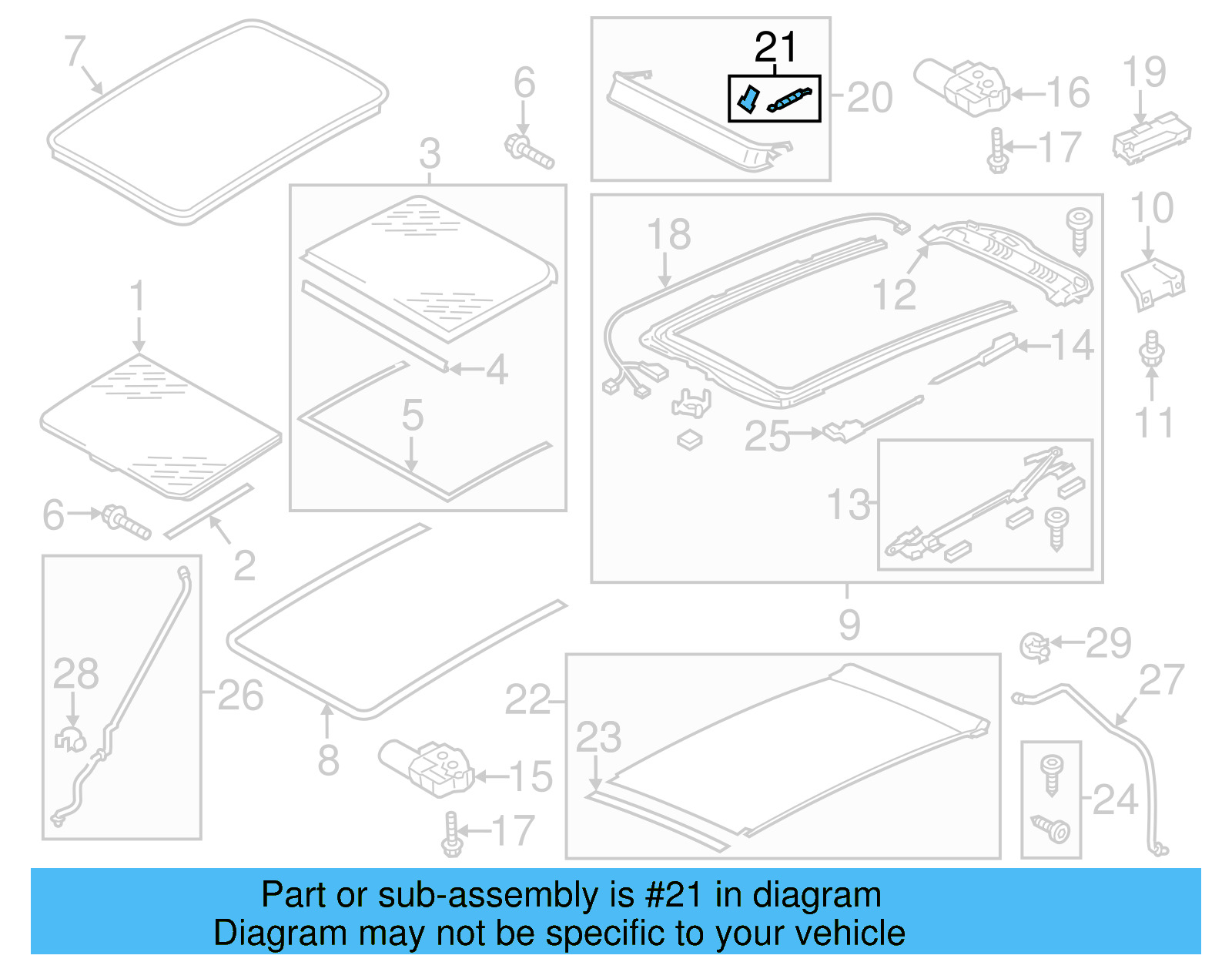 Air Deflector Mount Kit 7P0-898-671 - View 7