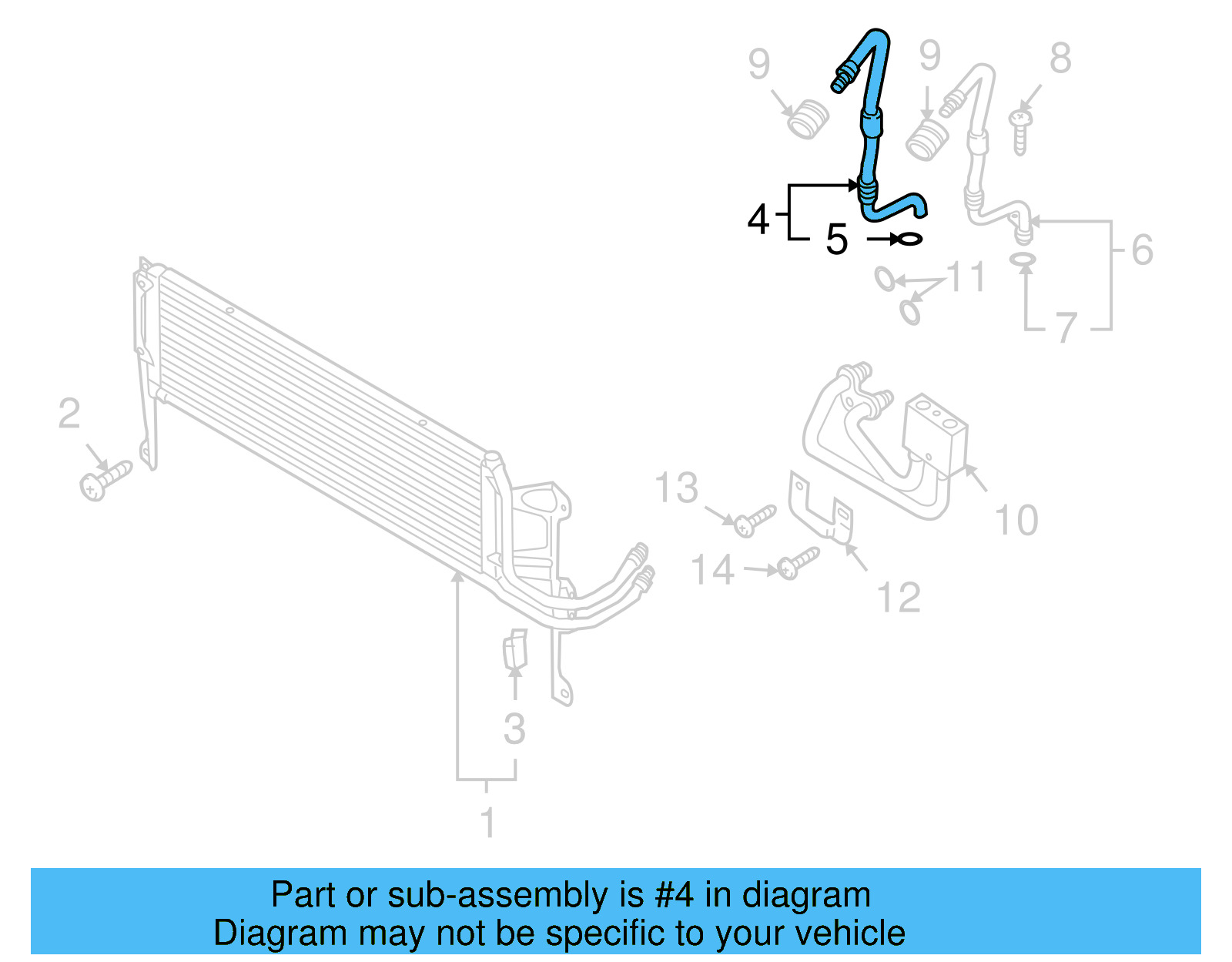 Feed Line 5N0-317-820-B - View 6