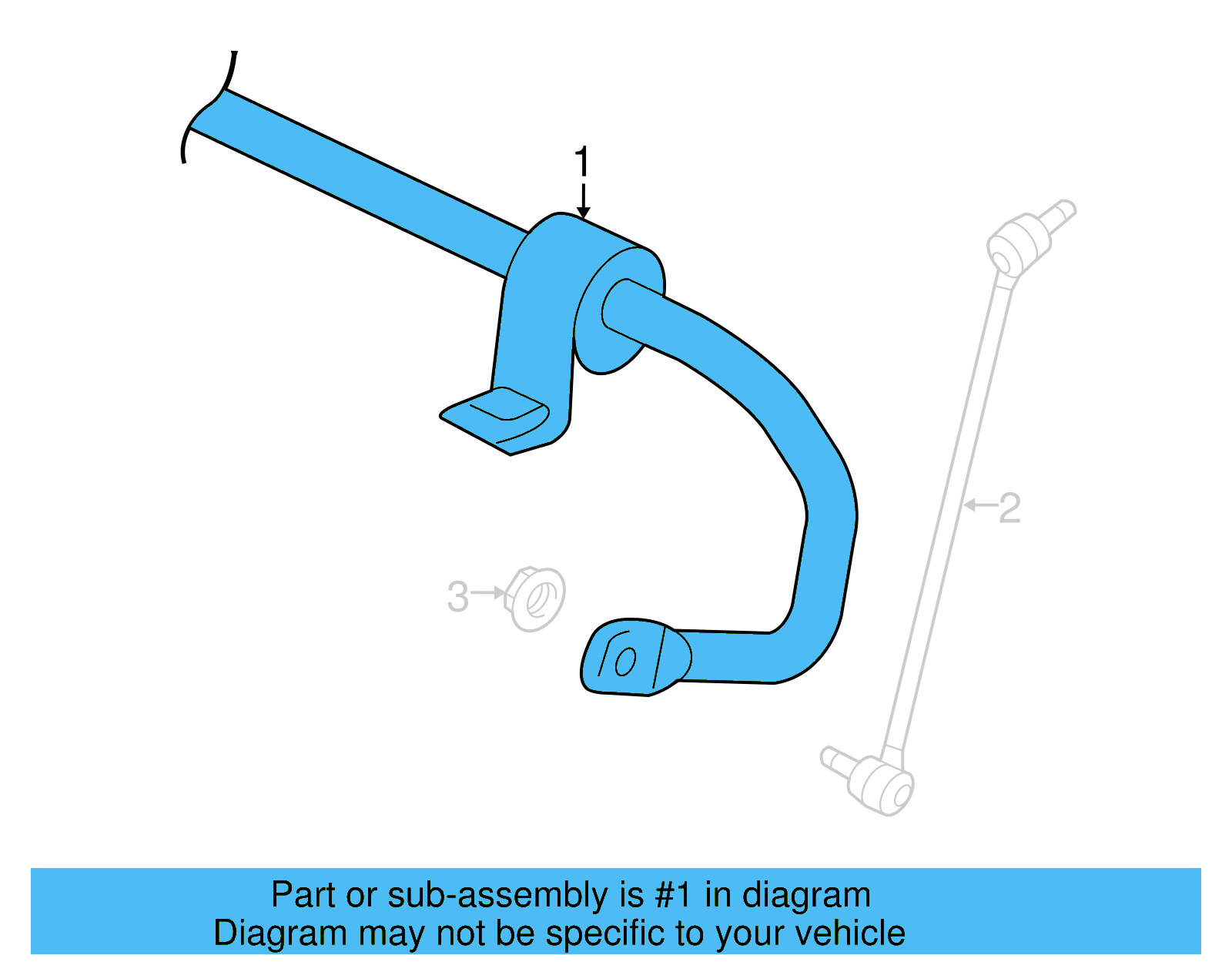 Stabilizer Bar 1K0-411-303-AQ - View 8