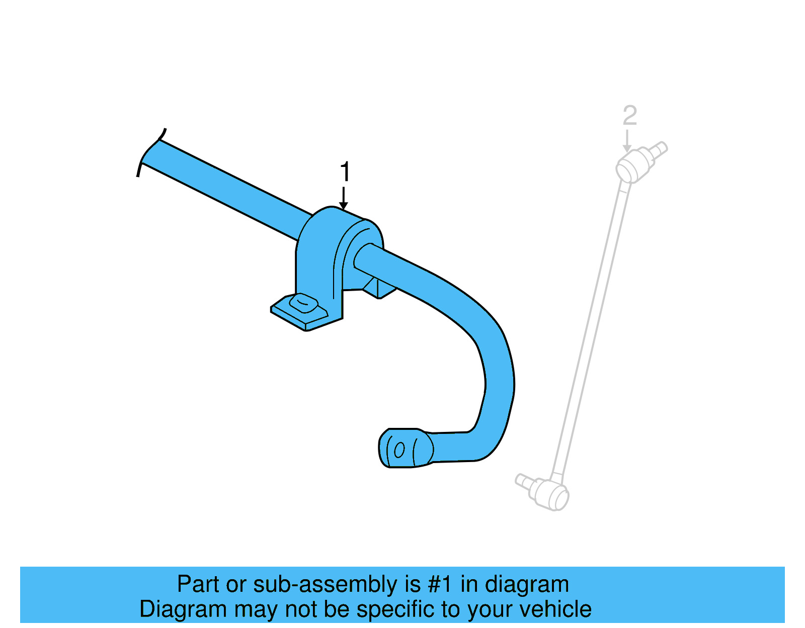 Stabilizer Bar 3C0-411-303-S - View 8