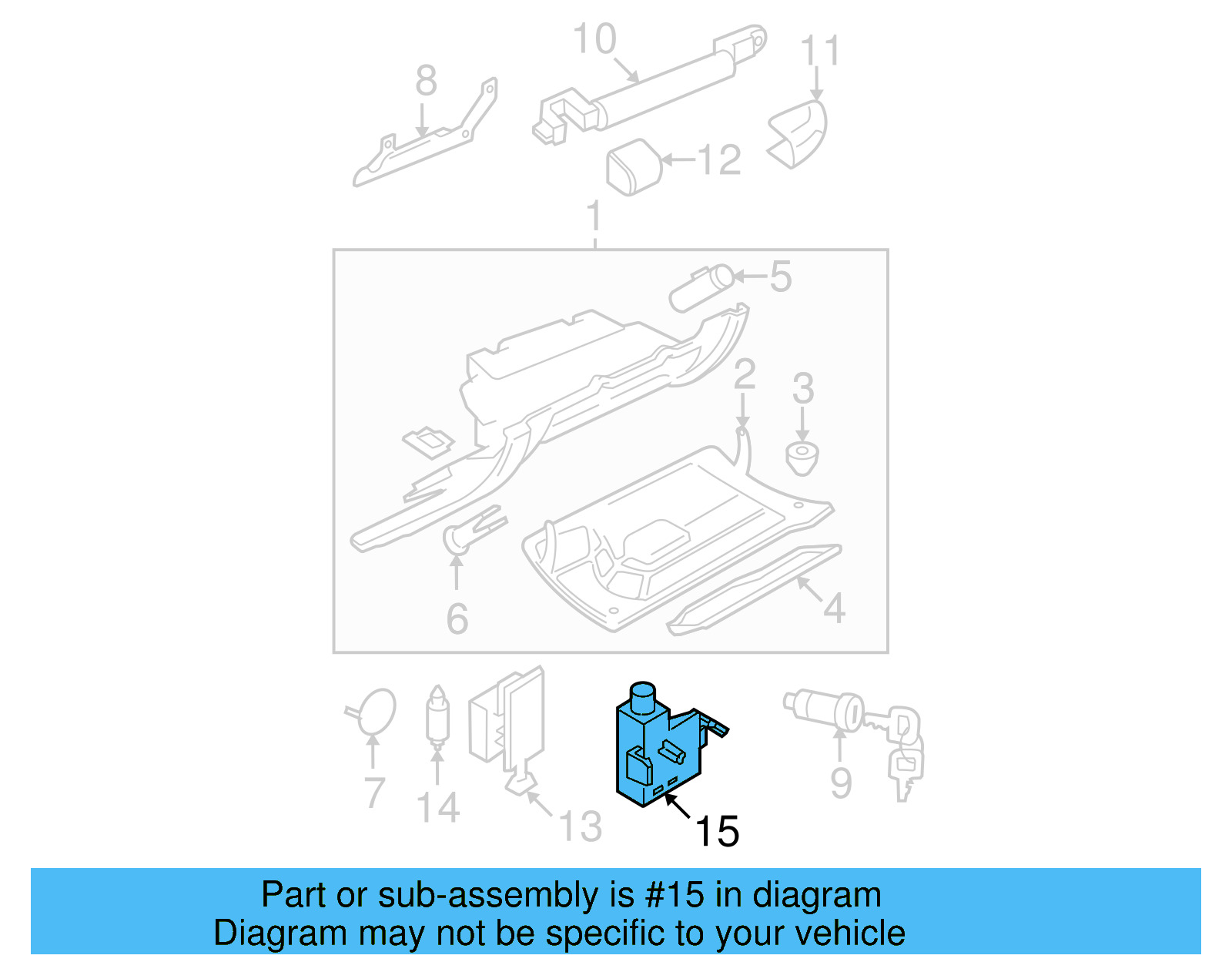 Park Brake Warning Switch 1J0-947-561-C - View 43