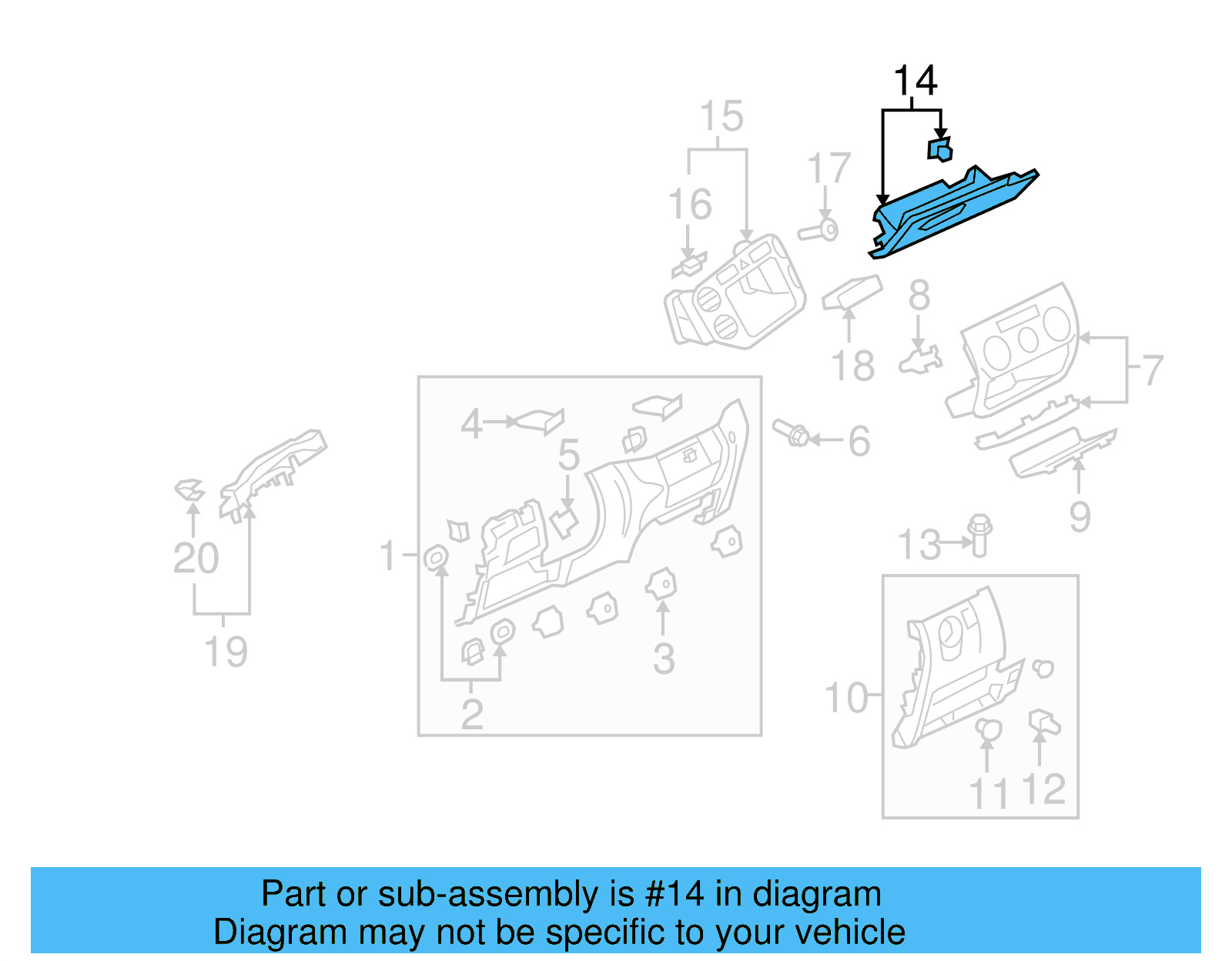 Tray 5M1-857-921-G-82V - View 6