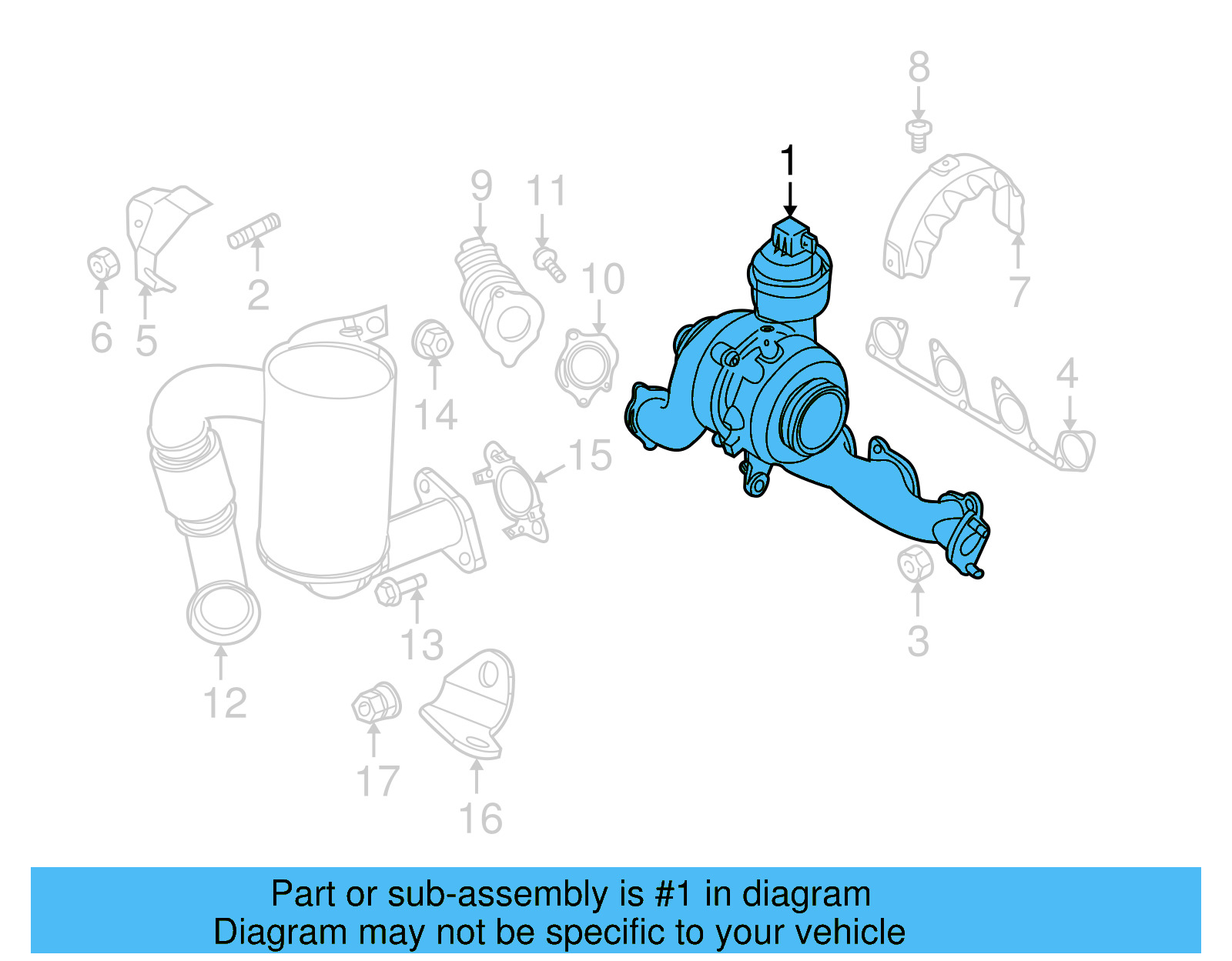 Exhaust Manifold 03L-253-016-K - View 5
