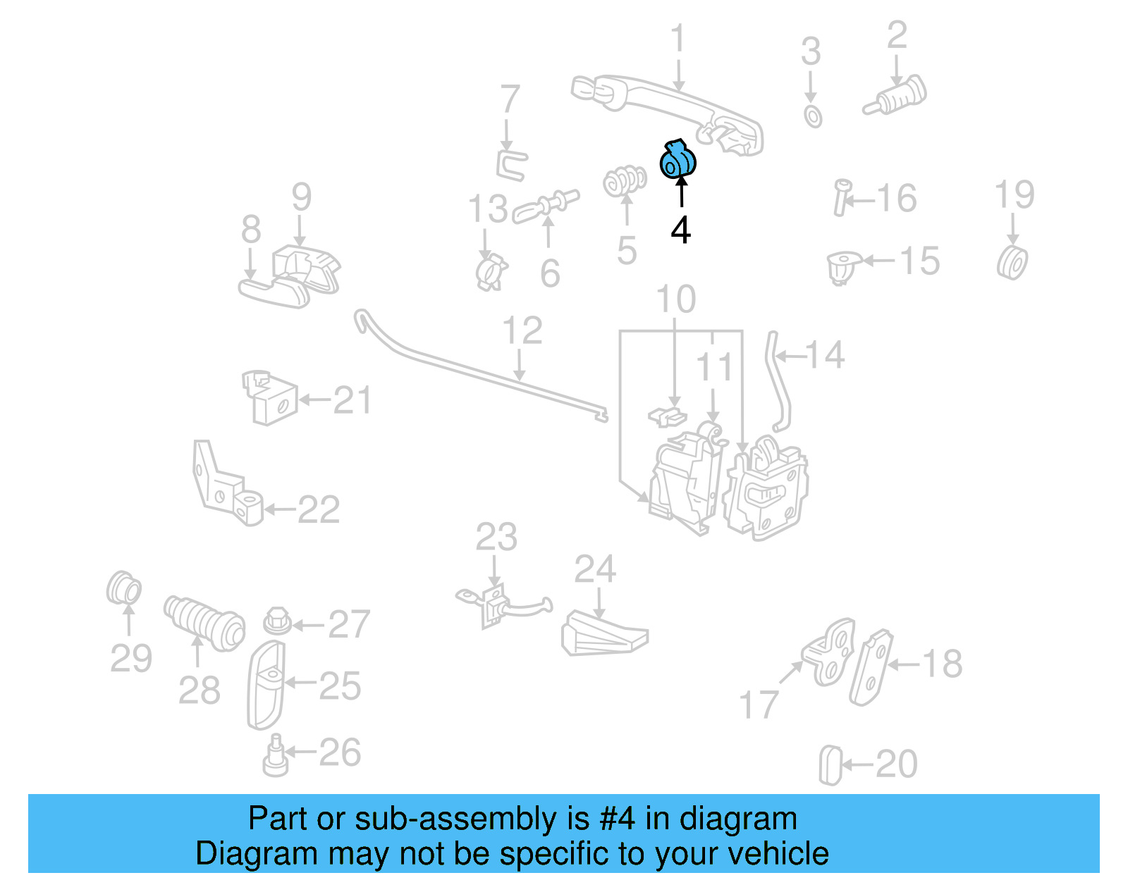 Lock Carrier 1H0-837-237-D - View 6