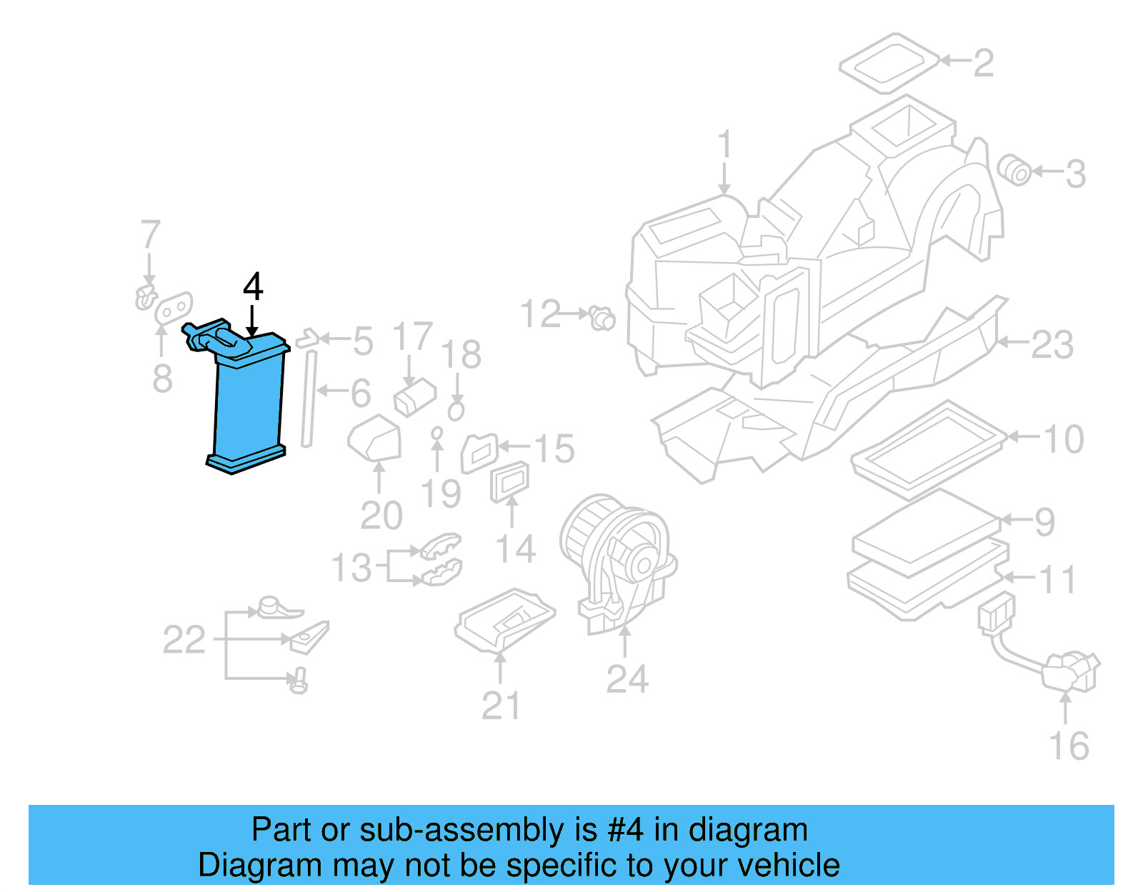 Heater Core 1J1-819-031-B - View 16