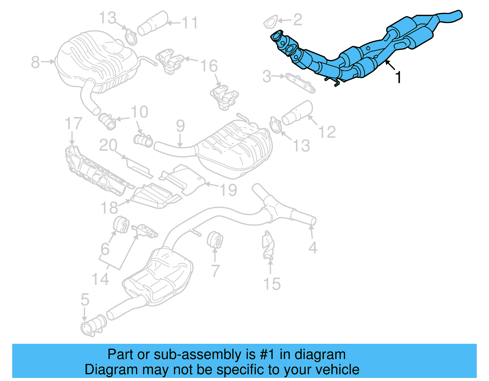Catalytic Converter 3AA-254-500-GX - View 6