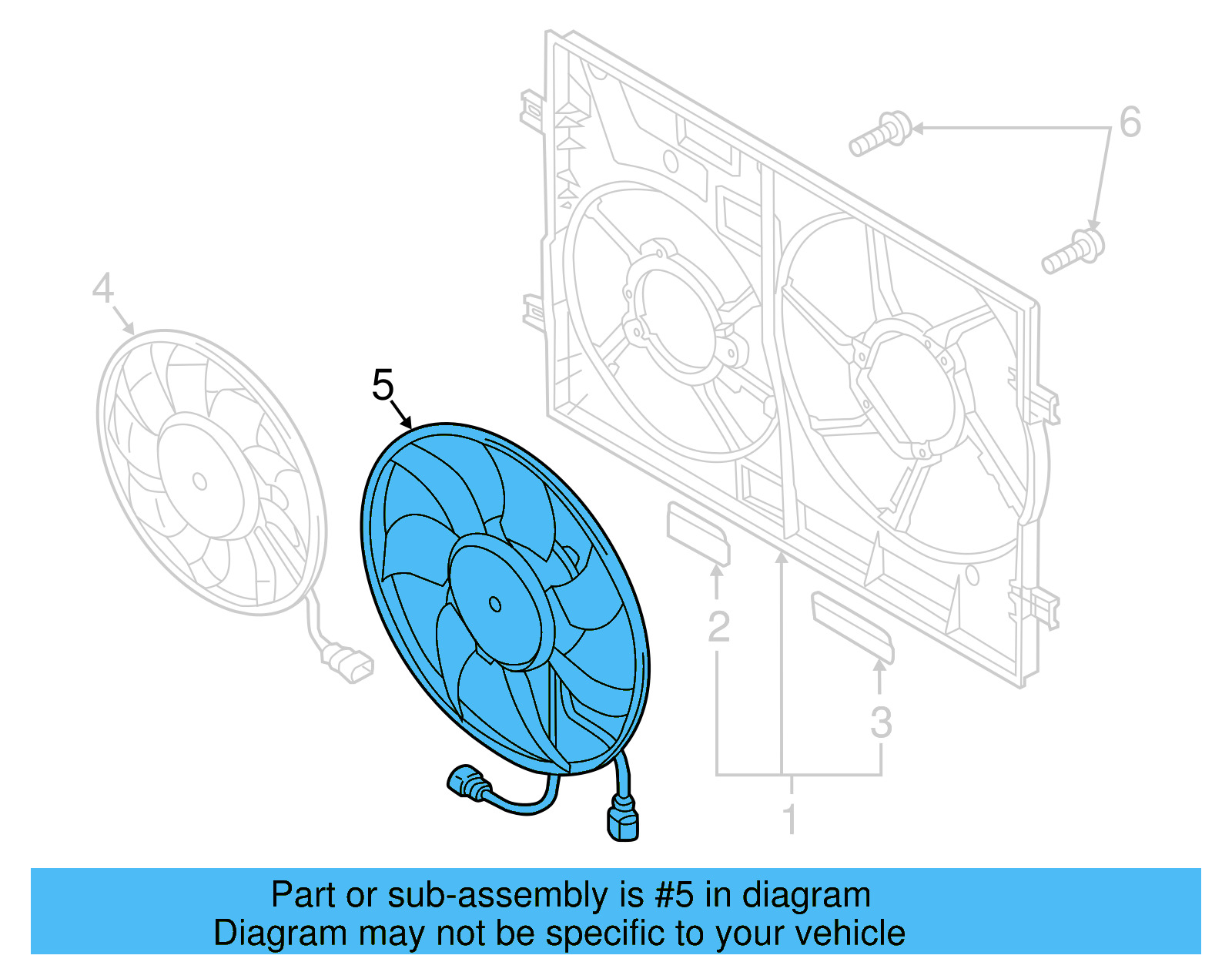 Fan & Motor 5Q0-959-455-BJ - View 13