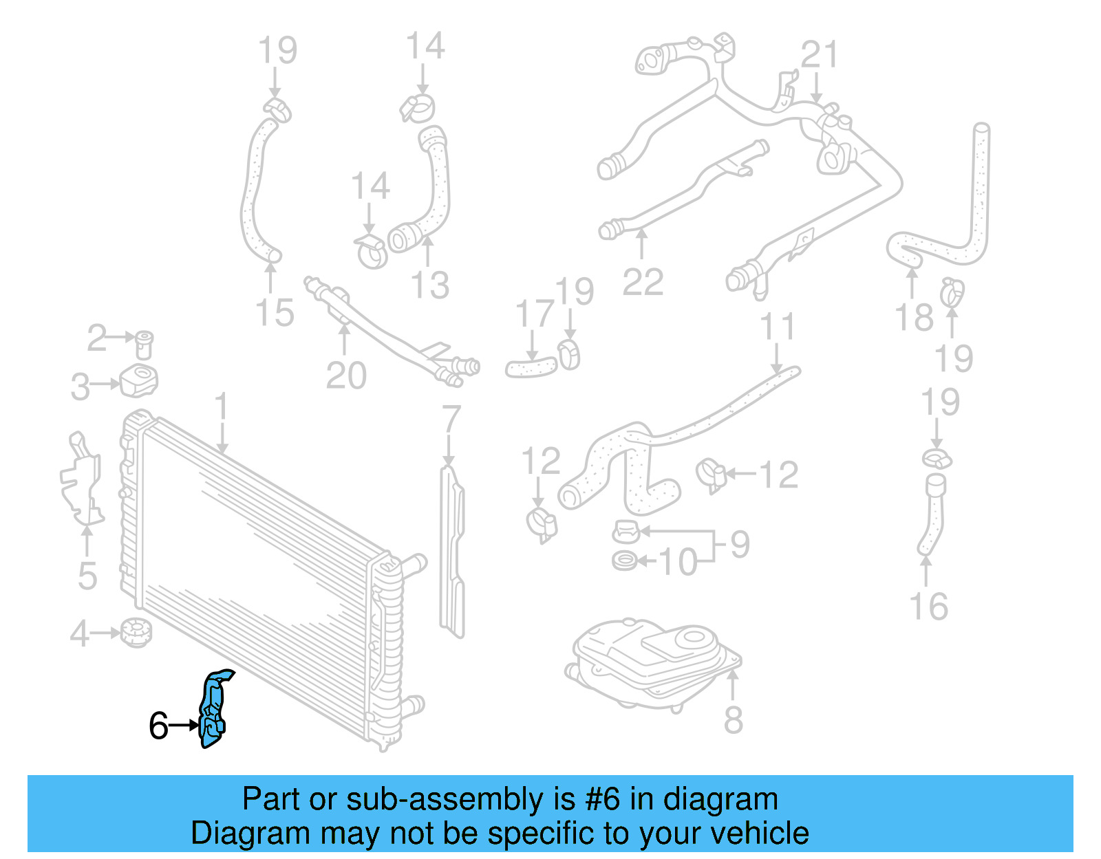 Air Duct 3B0-121-283-A - View 4