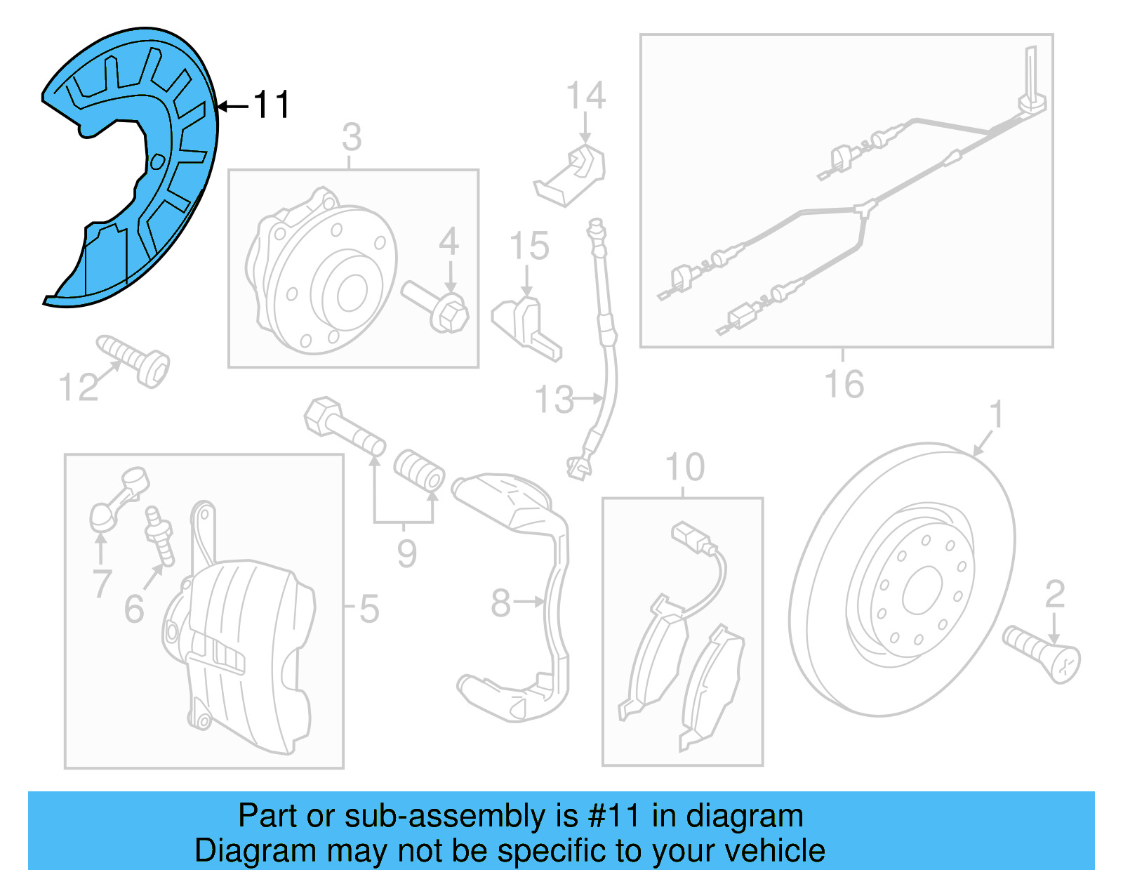 Splash Shield 1K0-615-311-C - View 26
