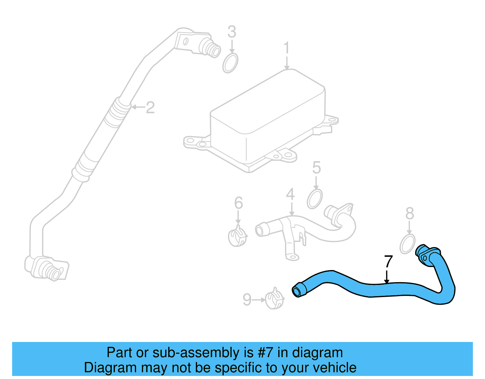 Outlet Pipe 7P0-121-065-AC - View 23