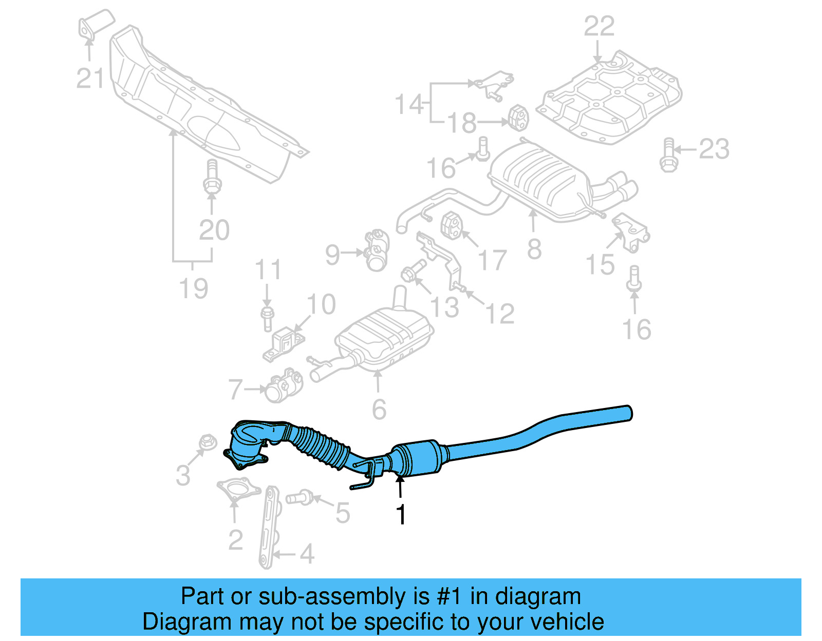 Converter & Pipe 5N0-254-500-SX - View 5