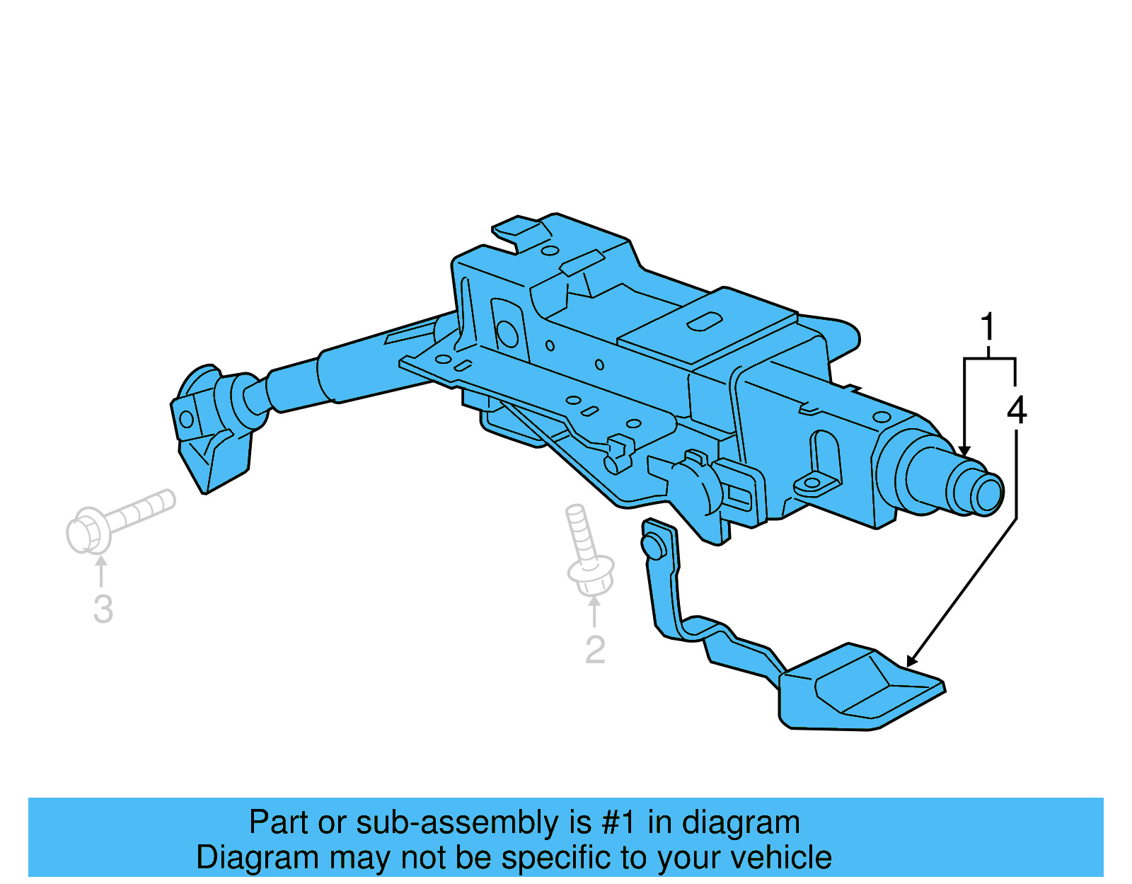 Steering Column 5N1-419-502-M - View 5