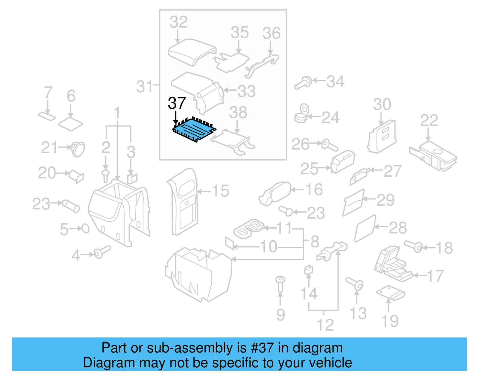 Lower Cover 5M0-864-245-A-9B9 - View 3
