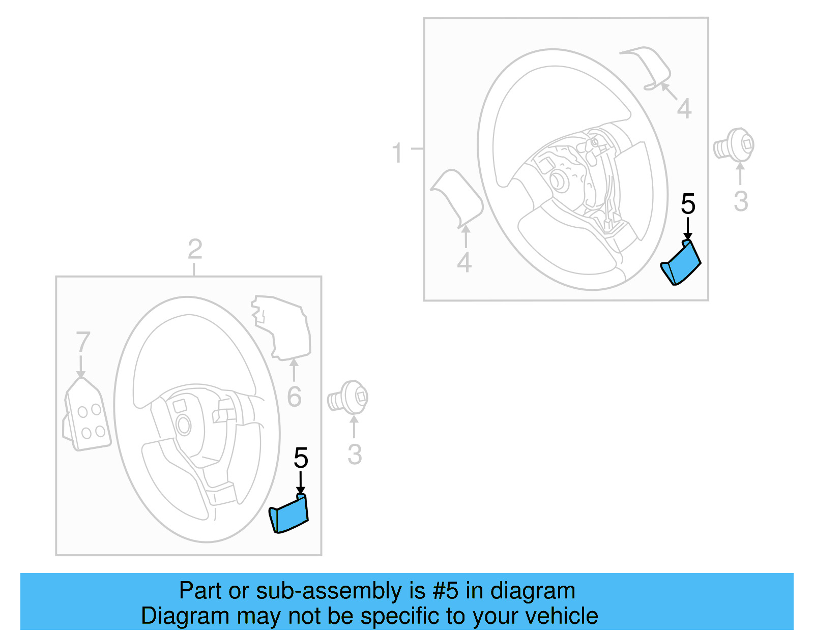 Lower Pad 1K0-419-685-M-44U - View 5