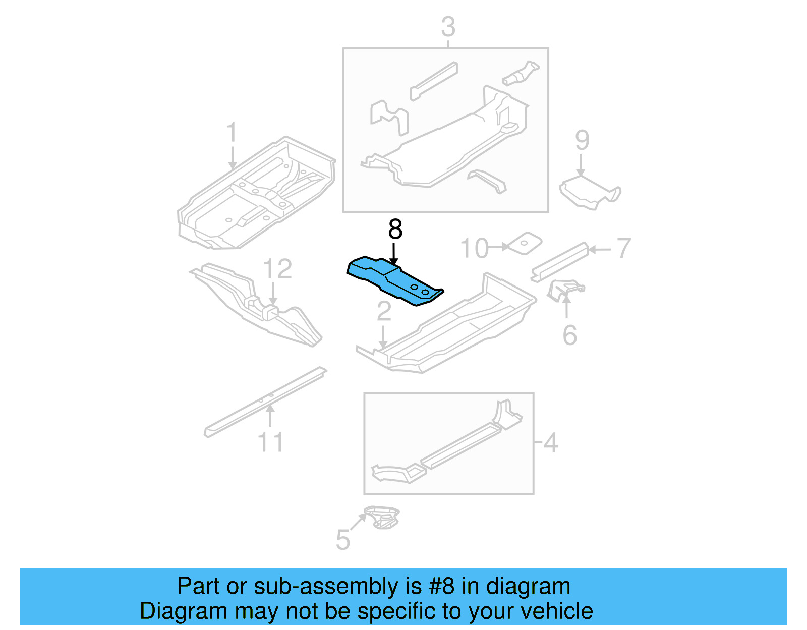 Seat Support 1J0-803-232-A - View 20