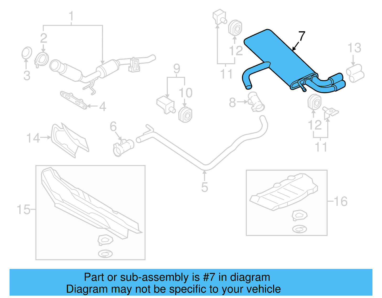 Rear Muffler 5GM-253-609-D - View 5