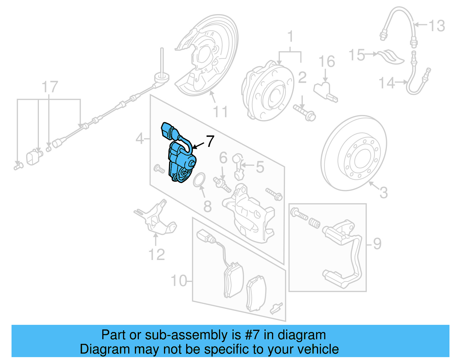 Motor 3C0-998-281-B - View 3