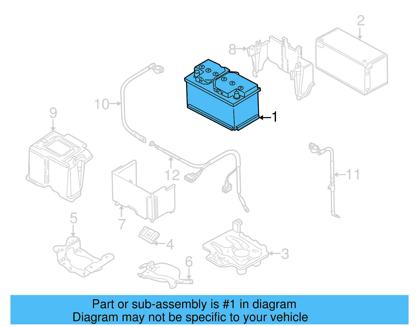 Battery 000915105AB - View 5