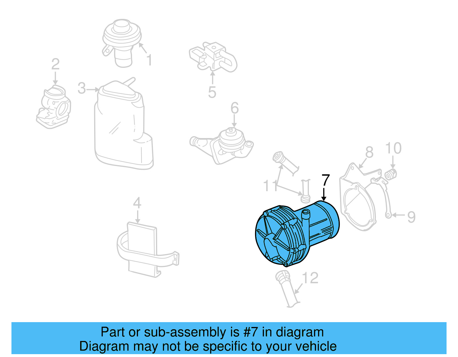 Air Pump 021-959-253-B - View 7