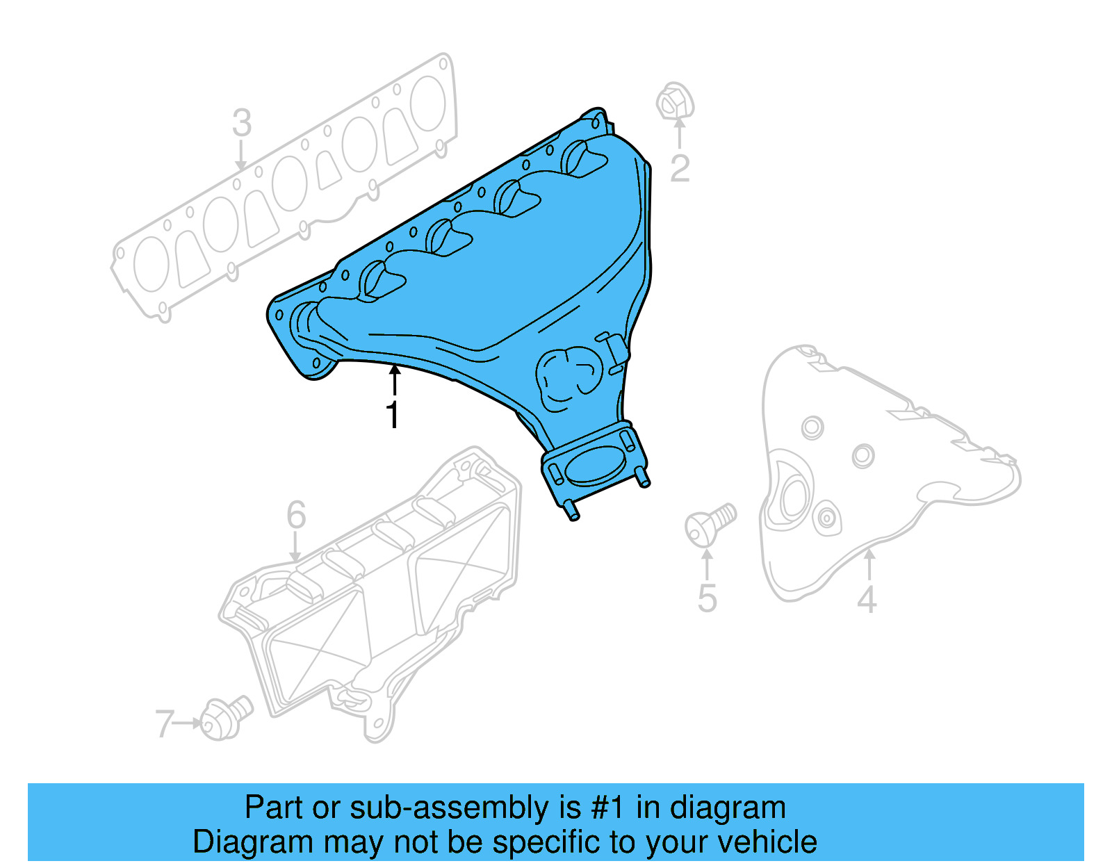 Exhaust Manifold 07K-253-031-M - View 22