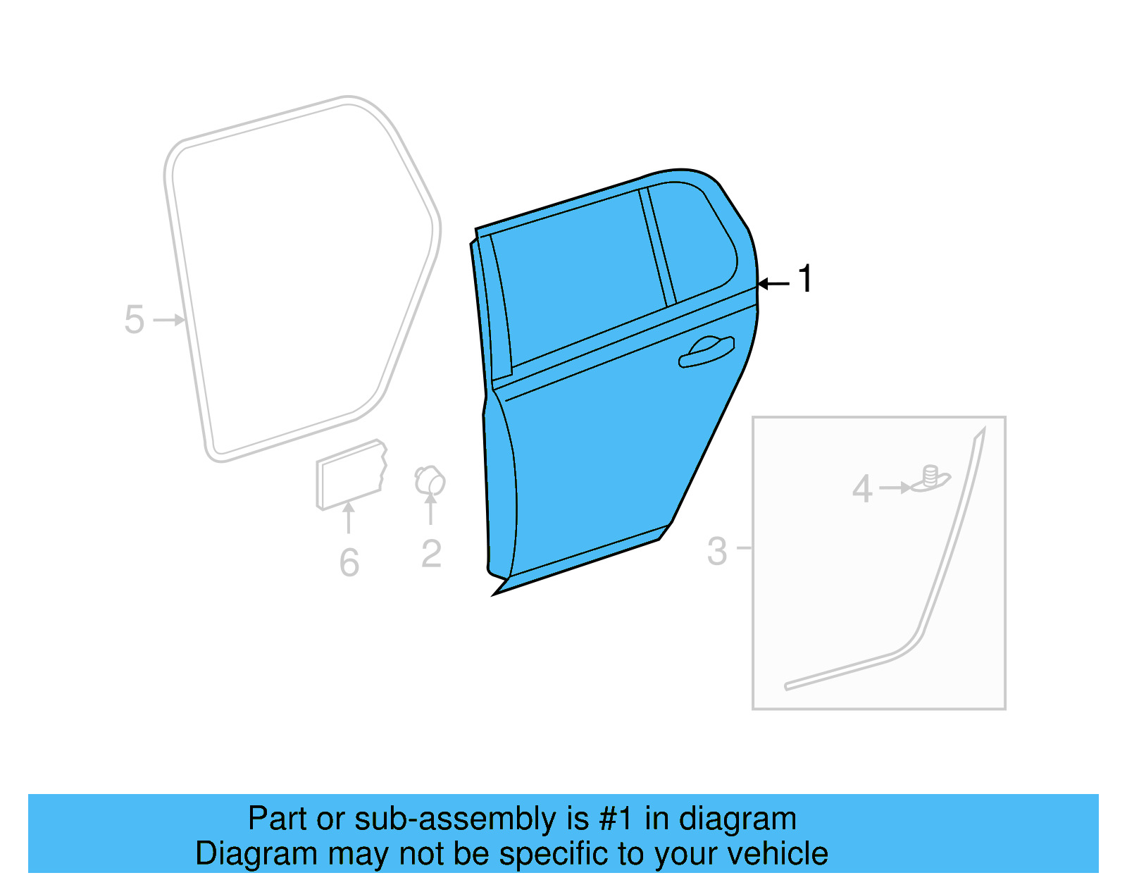 Door Shell 5K6-833-056-K - View 7