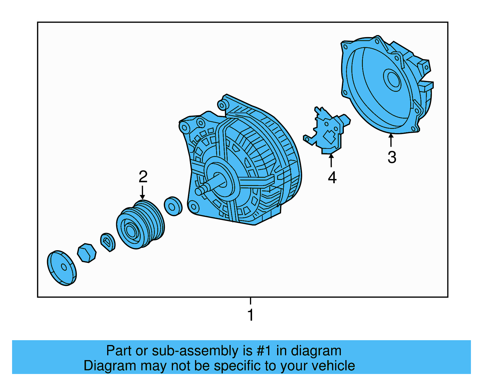Alternator 04E-903-015-TX - View 3