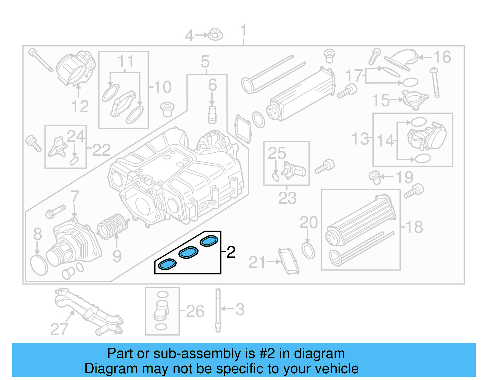 Manifold Gasket 079-129-717-D - View 6