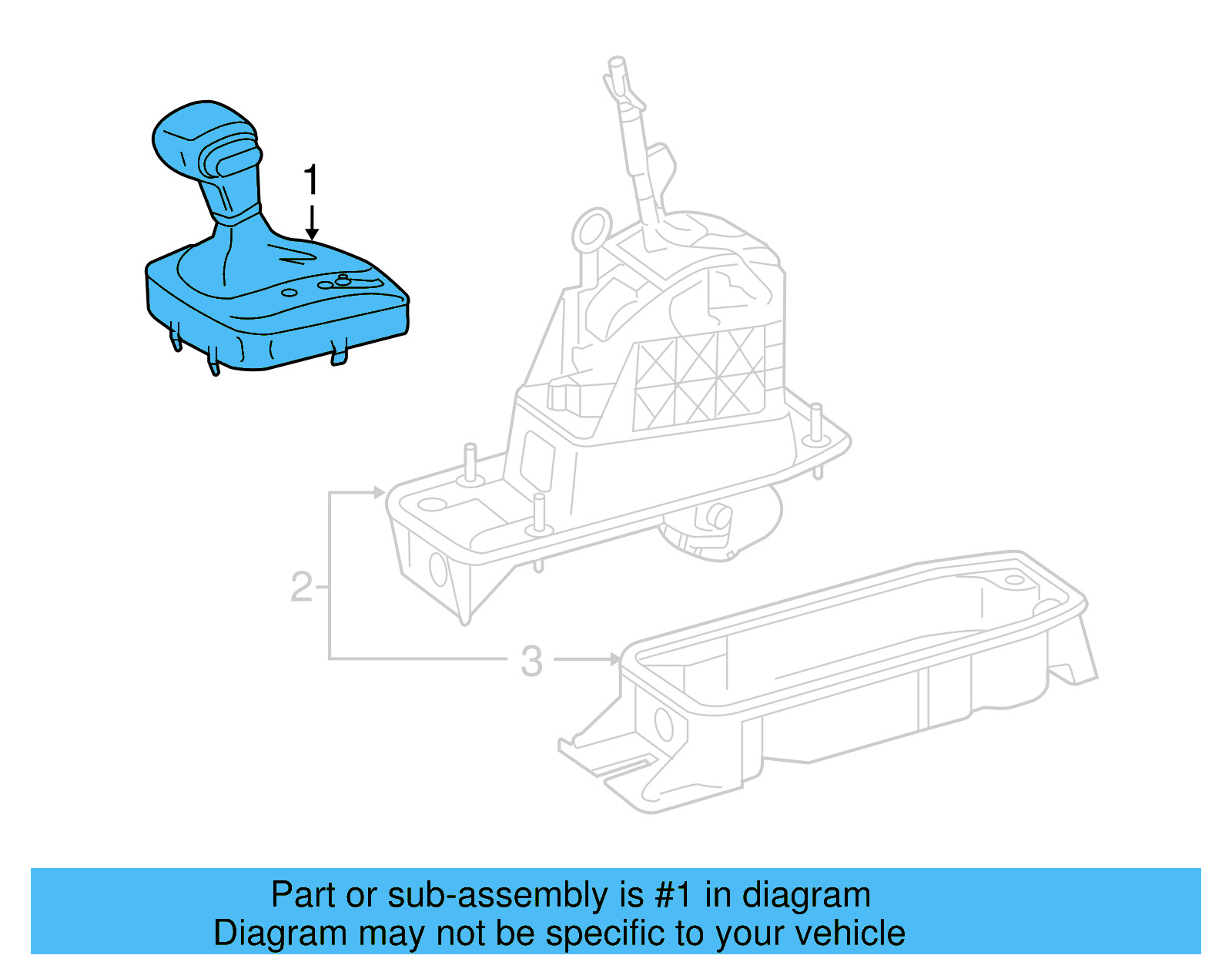 Shift Knob 5K1-713-203-D-UMF - View 5