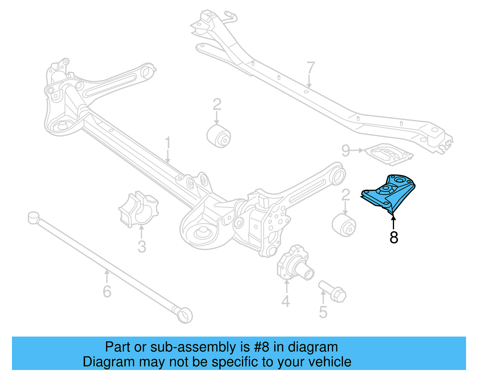 Mounting Bracket 5C0-501-546-B - View 5