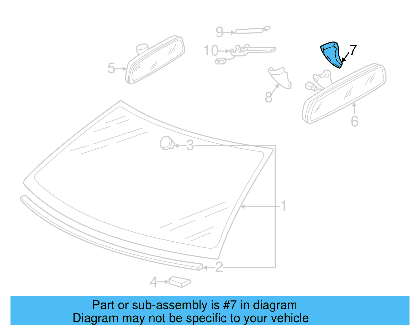 Side Cover 3B0-858-548-A-Y20 - View 16