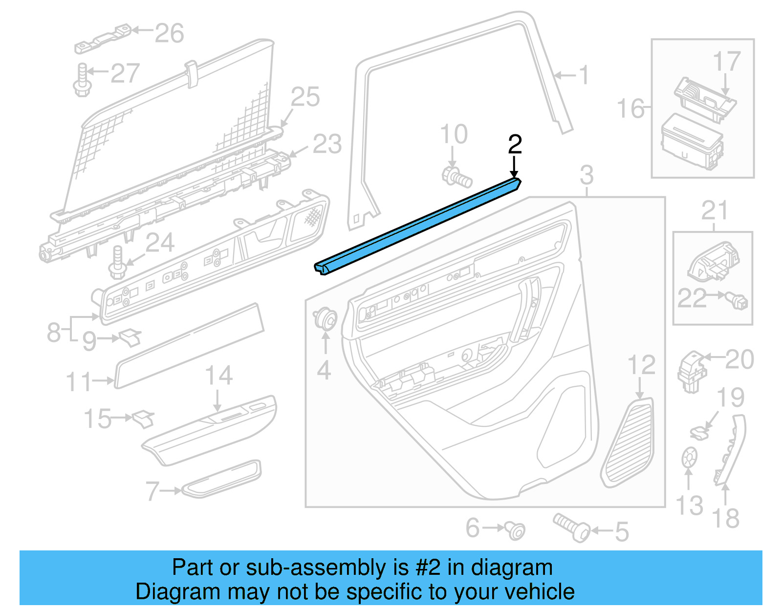 Belt Weather 7P0-839-471-C - View 4