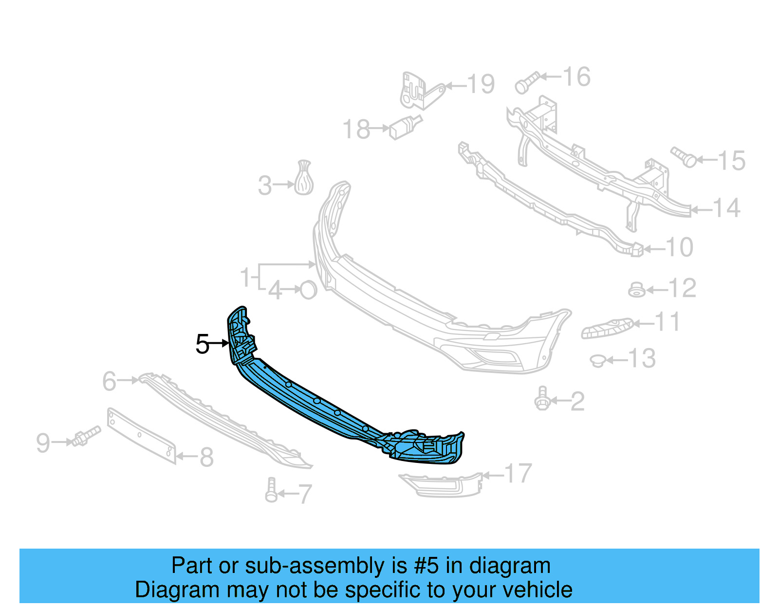 Lower Cover 5NN-805-903-B-9B9 - View 7
