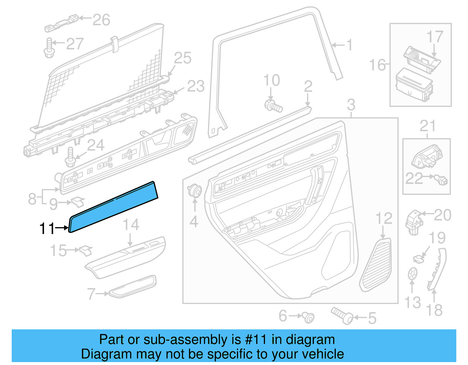 Insert Panel 7P6-867-450-C-LT5 - View 4
