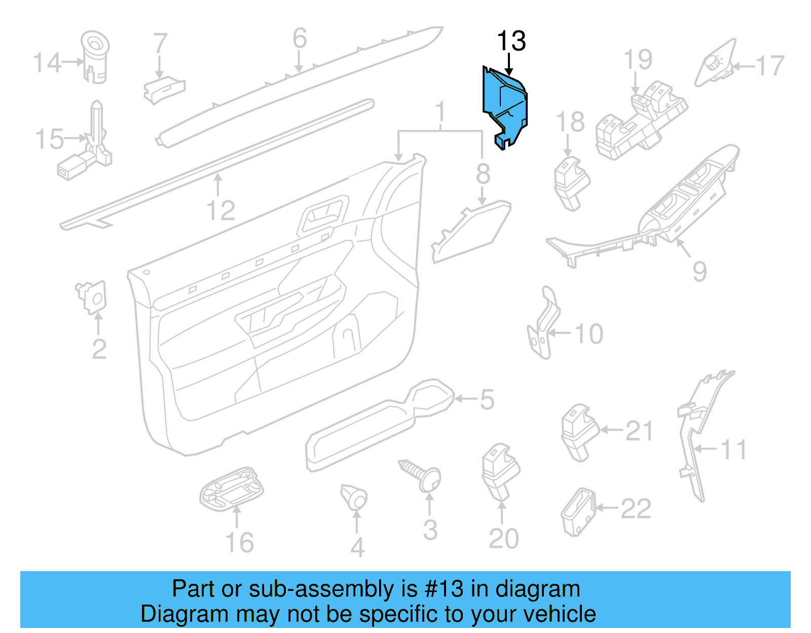 Corner Trim 5C6-837-974-C-82V - View 7