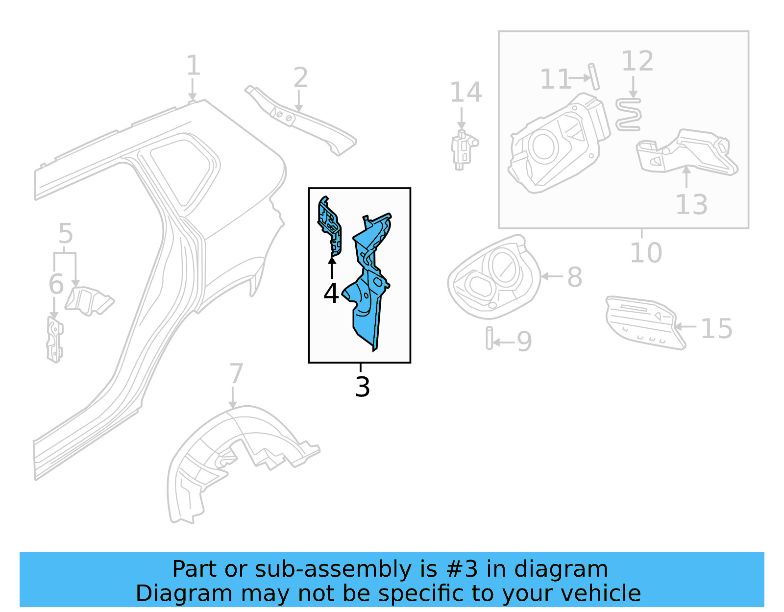 Tail Lamp Pocket 2GJ-813-319 - View 5