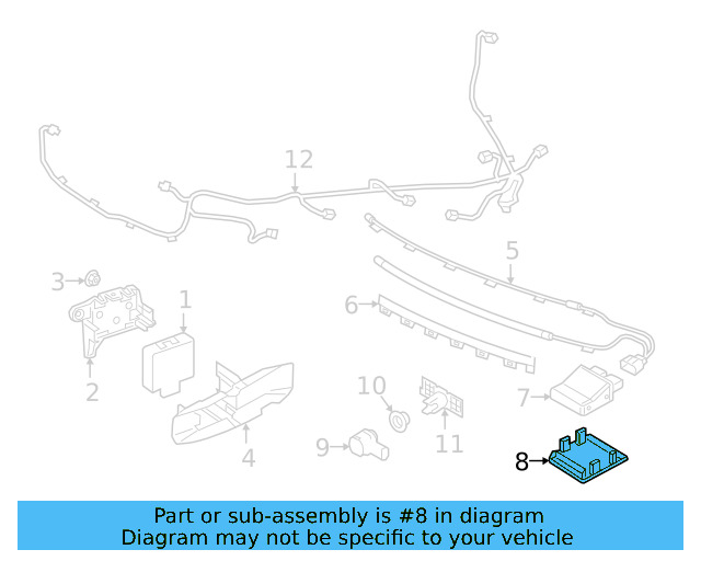 Control Module Bracket 3G0-962-283-A - View 15