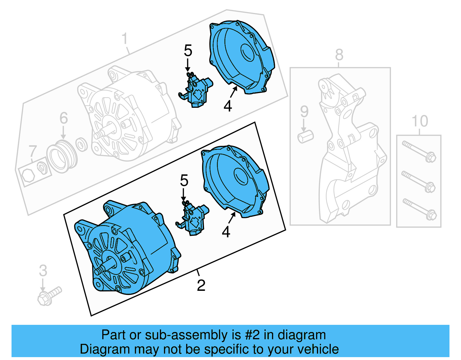 Alternator 03L-903-023-FX - View 8