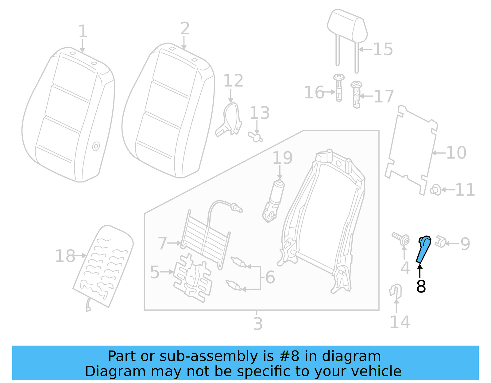 Adjust Handle 561-881-606-A-ZA2