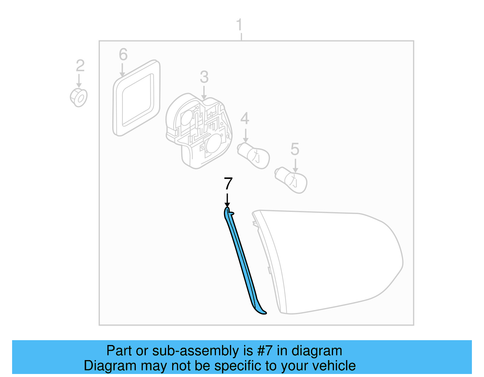 Trim Molding 5K0-945-311-9B9 - View 7