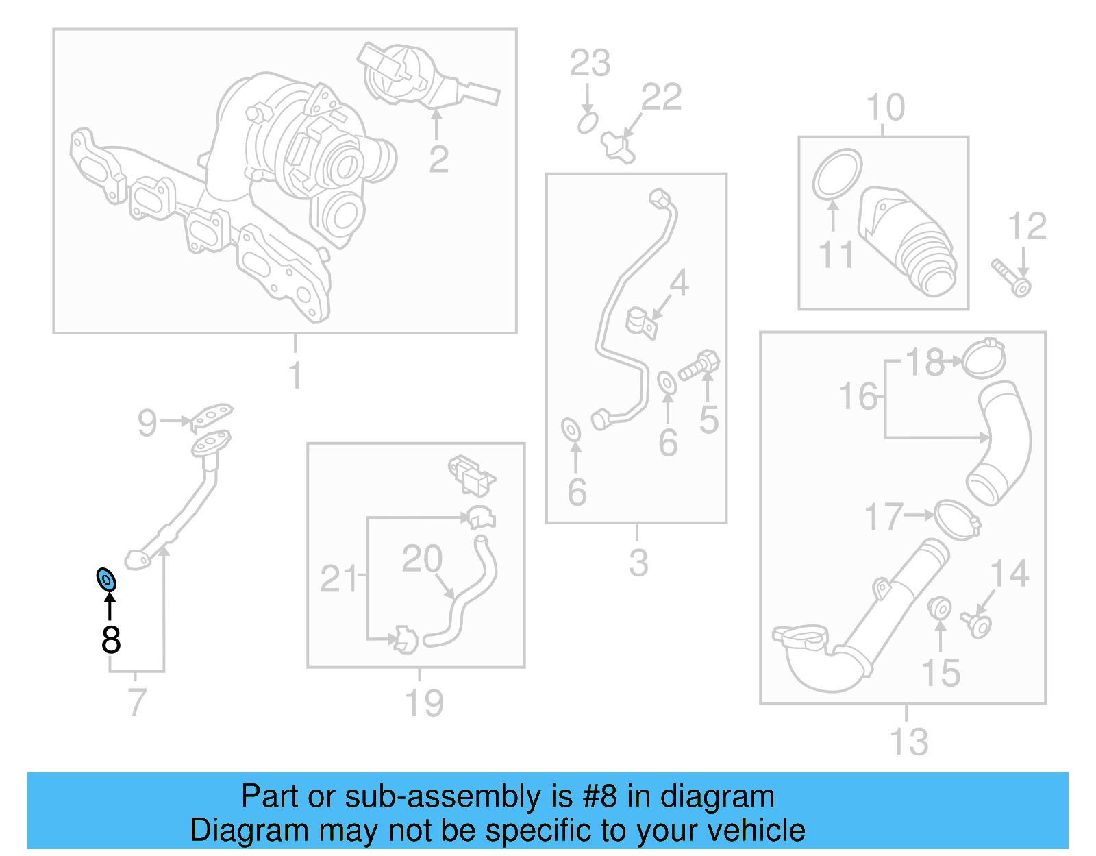 Turbocharger Oil Line Gasket WHT-007-702 - View 16