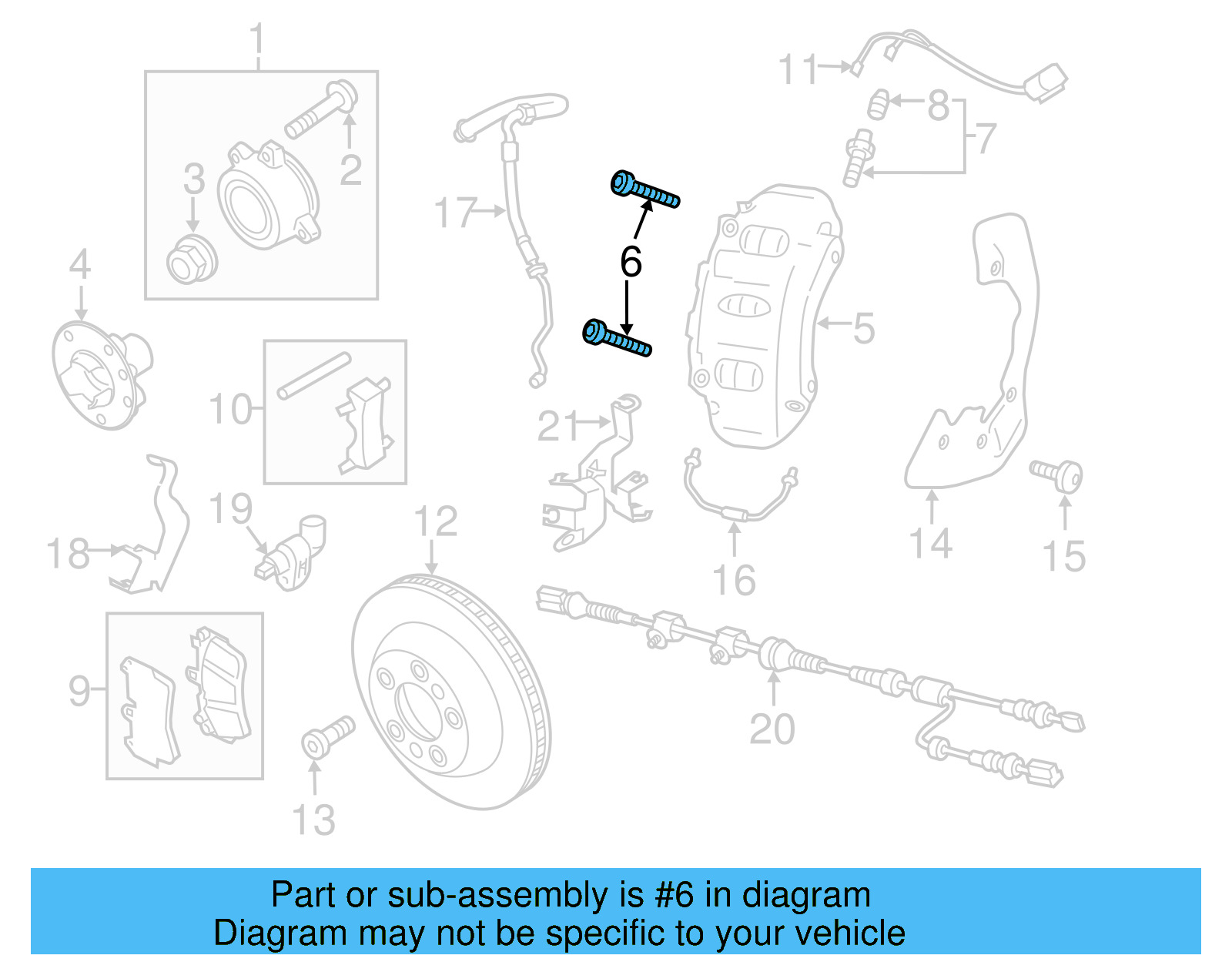 Caliper Mount Bolt WHT-004-571 - View 15