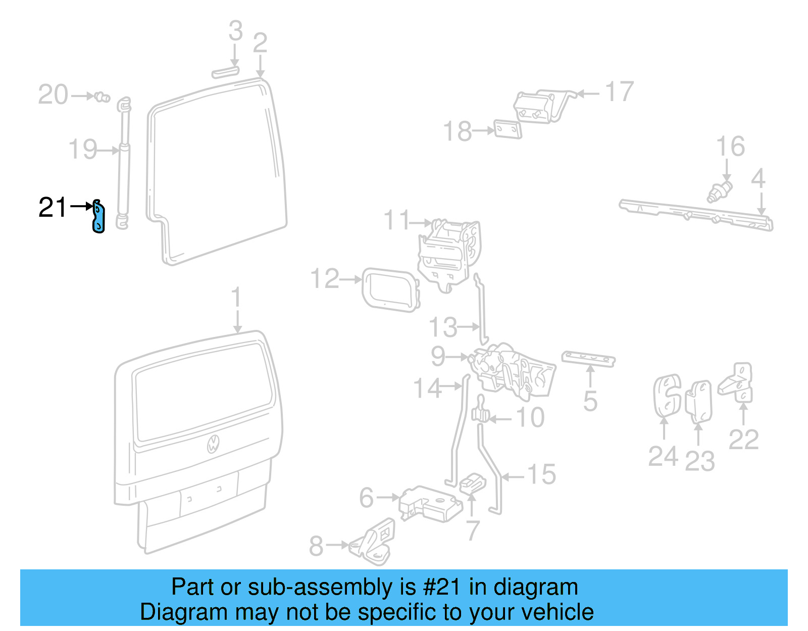 Lift Cylinder Mount Stud 701-829-451 - View 4