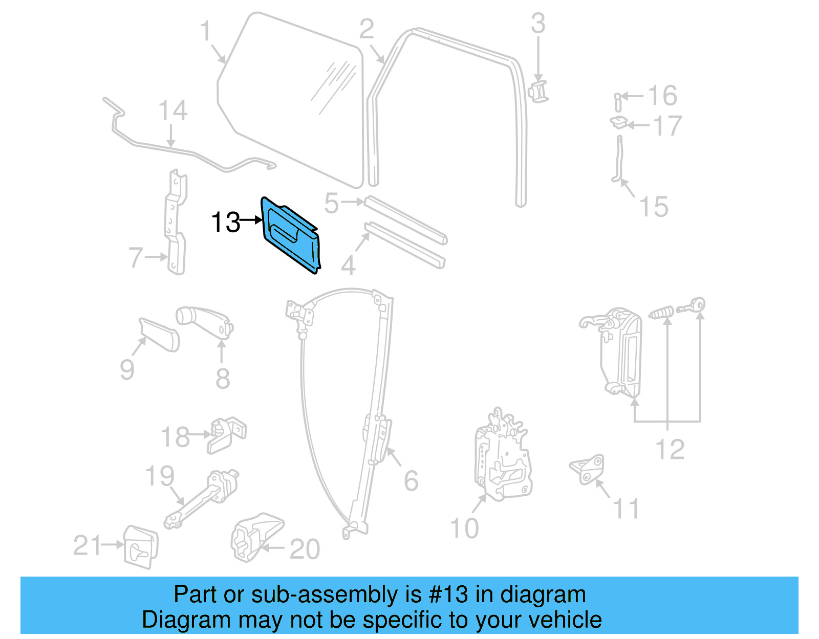 Handle, Inside 7D0-837-019-A-7DE - View 5