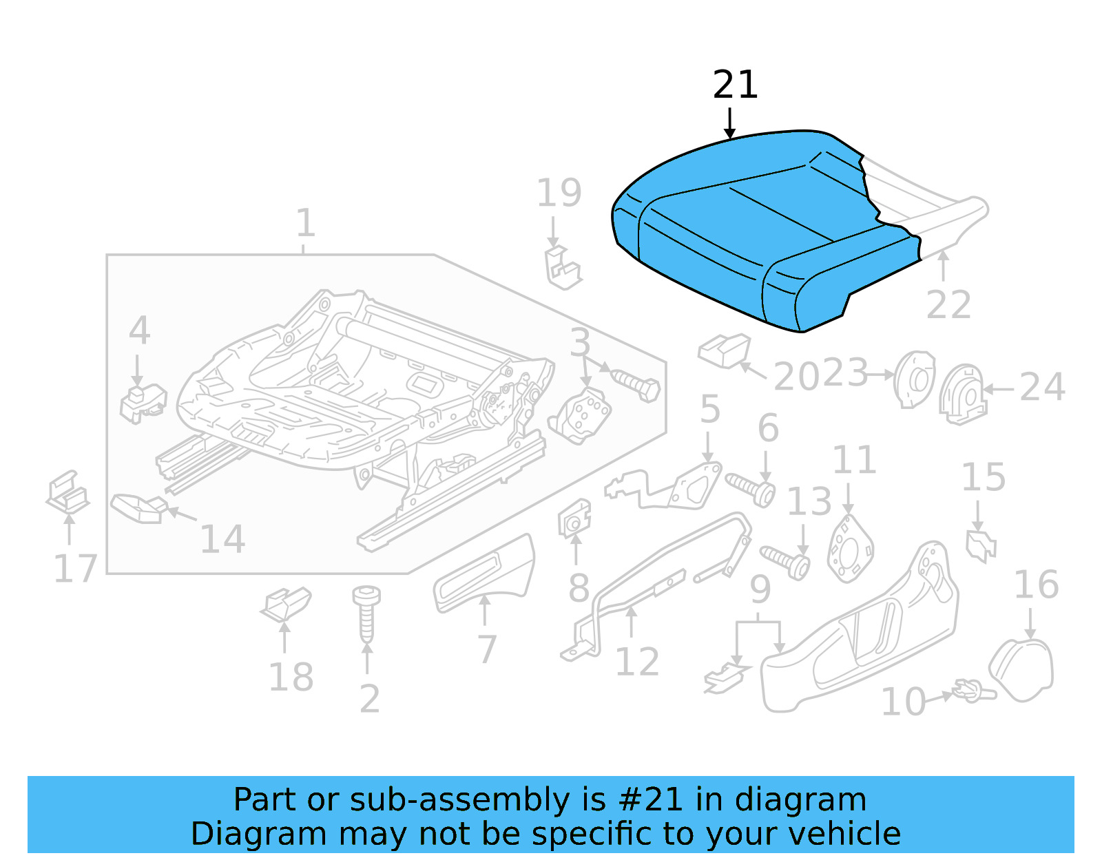 Seat Cover 561-881-405-BD-TJB - View 5