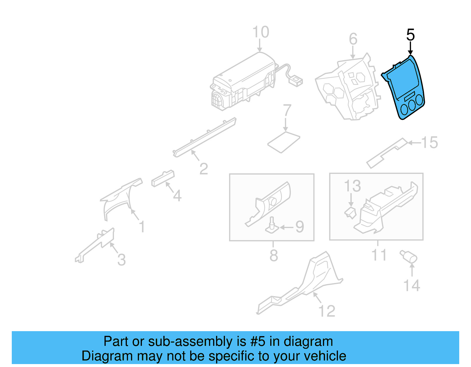 Trim Plate 1Q0-858-069-J-L88 - View 5