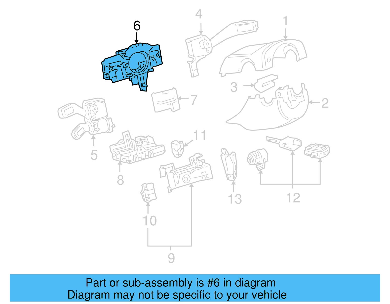 Switch Housing 1K0-905-141 - View 22