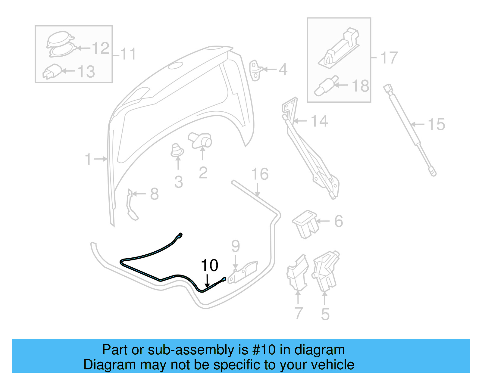 Emergency Handle 1Q0-827-532-A - View 6
