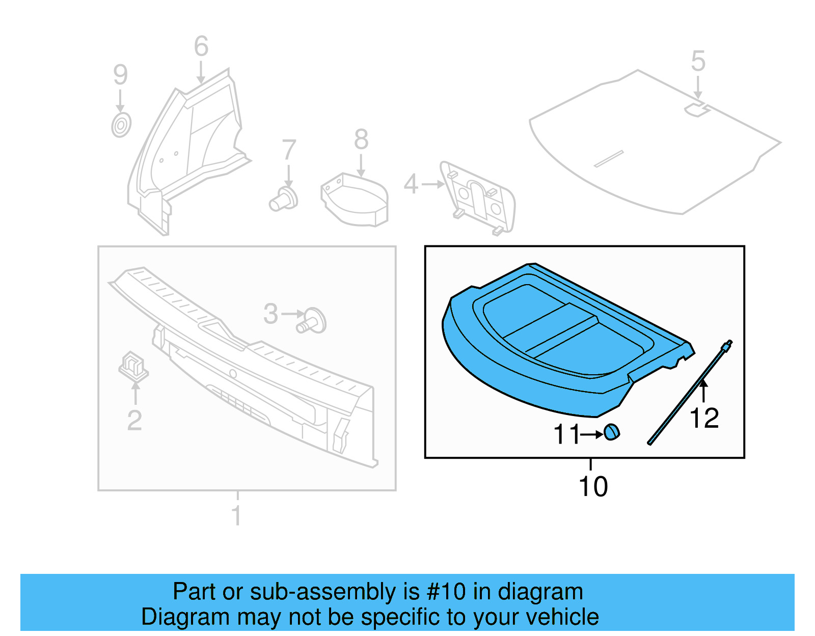 Tonneau Cover 5C5-867-769-D-IGP - View 5